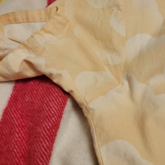 Vintage 90s Hawaiian Aloha Shirt Kolekole Peach Orange Navy Blue Palm Trees - Picture 12 of 16